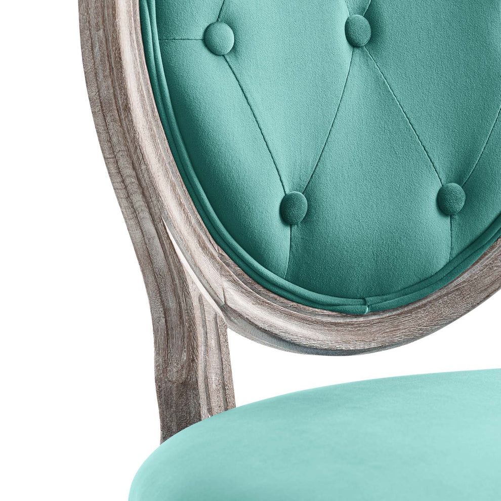 Modway Arise Vintage French Performance Velvet Dining Side Chair - EEI-4665 | Dining Chairs | Modishstore - 27