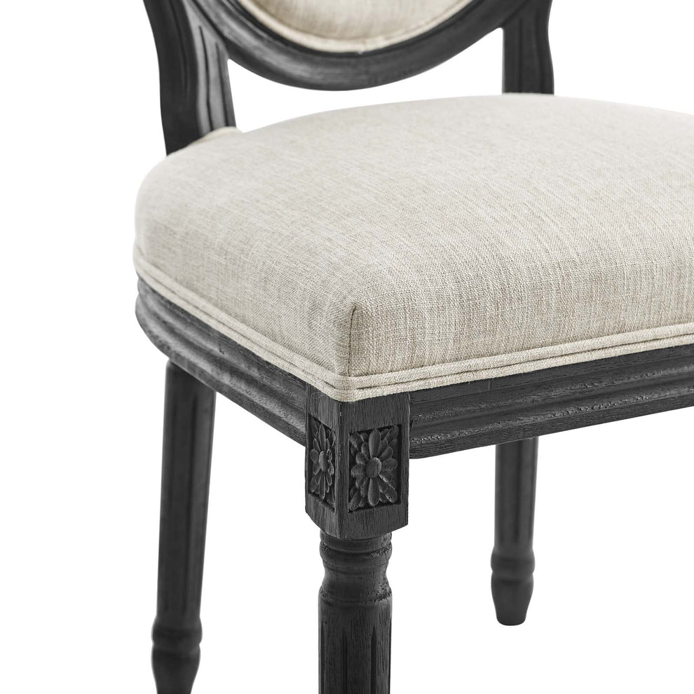Modway Emanate Vintage French Upholstered Fabric Dining Side Chair - EEI-4667 | Dining Chairs | Modishstore - 8