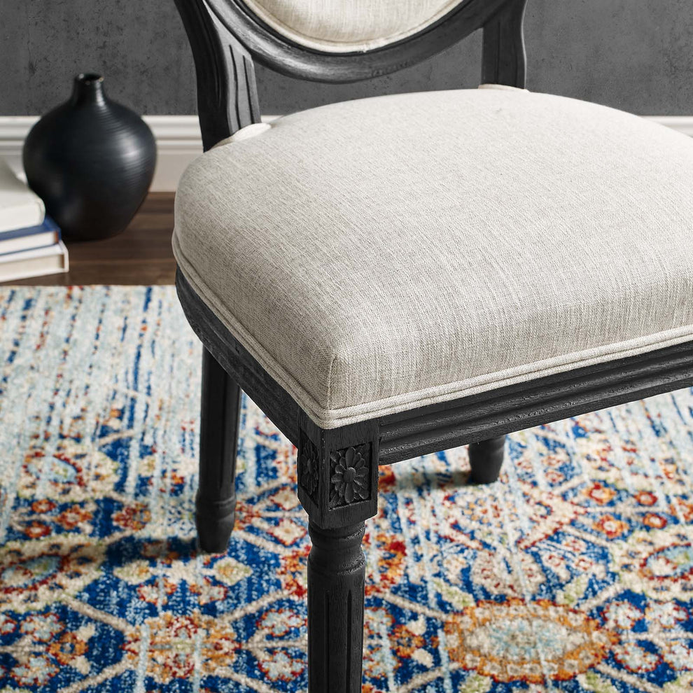 Modway Emanate Vintage French Upholstered Fabric Dining Side Chair - EEI-4667 | Dining Chairs | Modishstore - 6