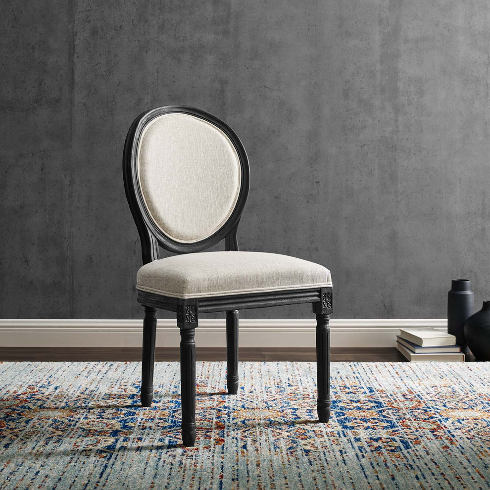Modway Emanate Vintage French Upholstered Fabric Dining Side Chair - EEI-4667 | Dining Chairs | Modishstore - 1