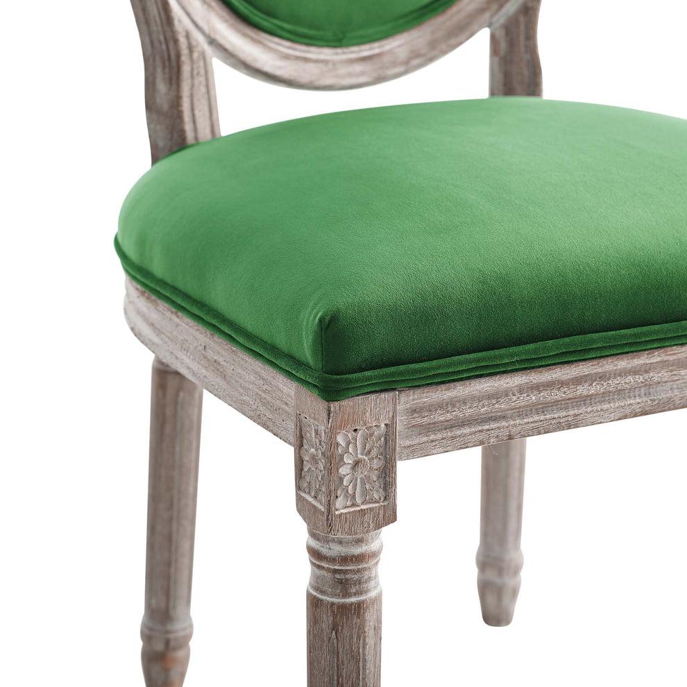 Modway Emanate Vintage French Performance Velvet Dining Side Chair - EEI-4668 | Dining Chairs | Modishstore - 7