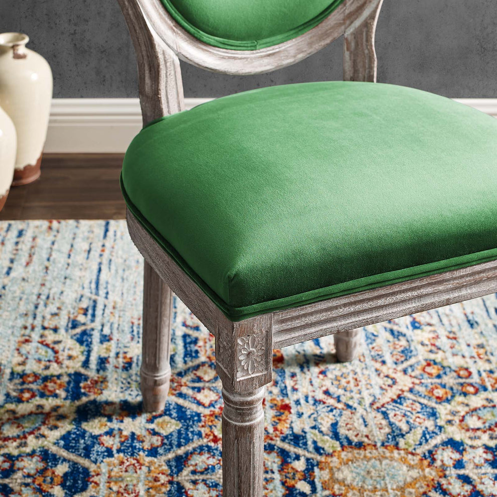 Modway Emanate Vintage French Performance Velvet Dining Side Chair - EEI-4668 | Dining Chairs | Modishstore - 6