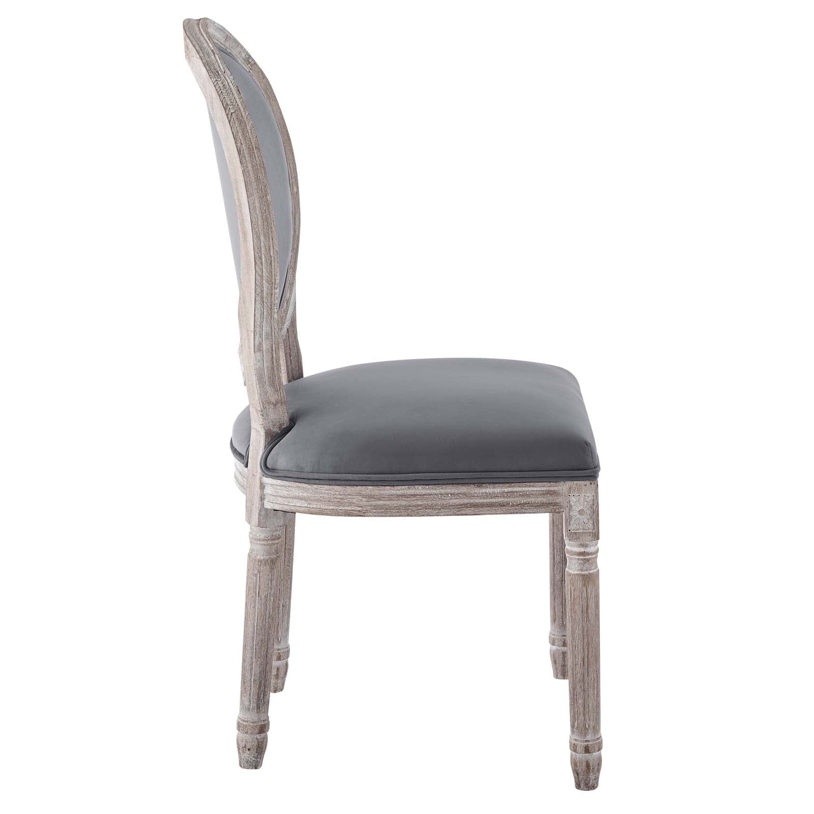 Modway Emanate Vintage French Performance Velvet Dining Side Chair | Dining Chairs | Modishstore-13