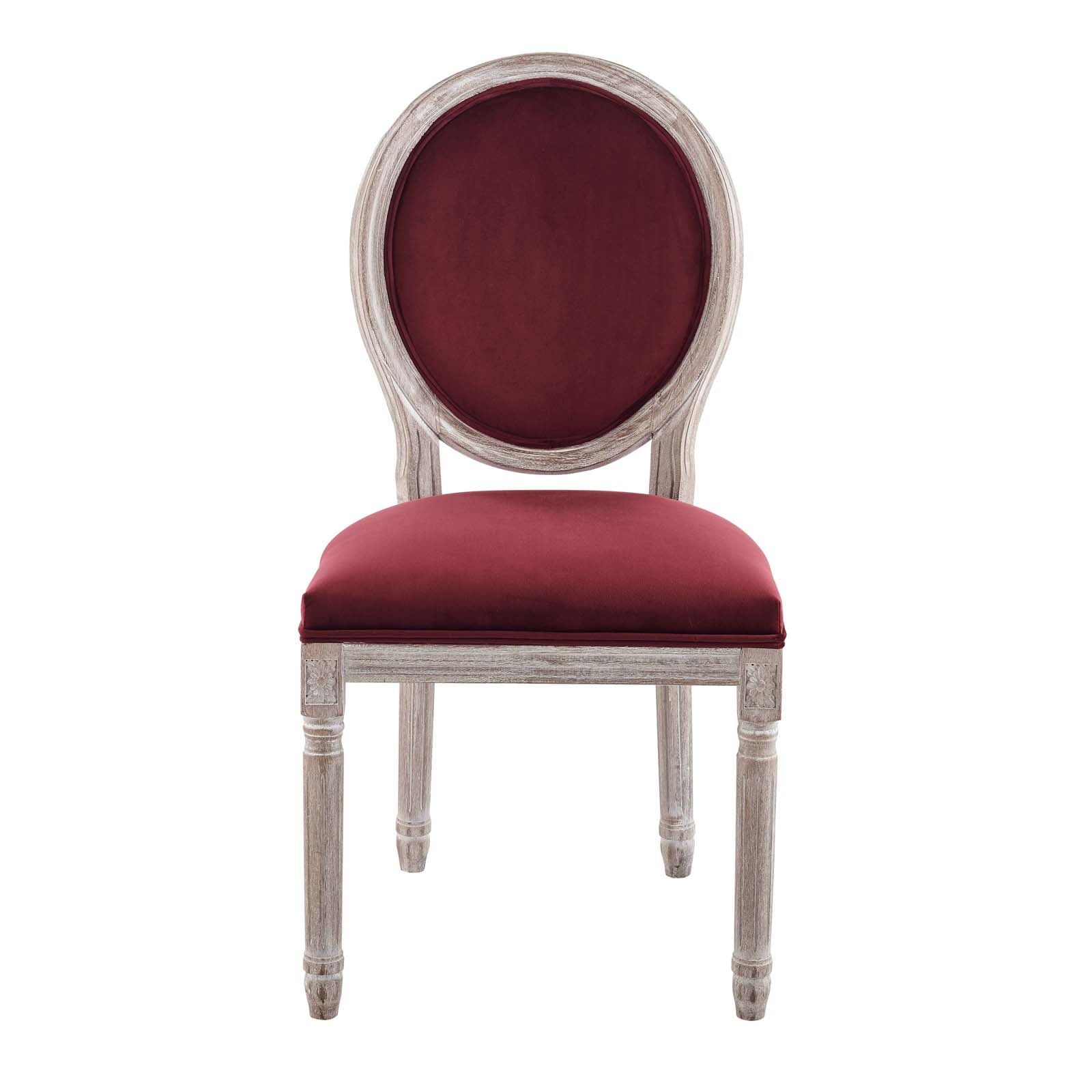 Modway Emanate Vintage French Performance Velvet Dining Side Chair | Dining Chairs | Modishstore-16