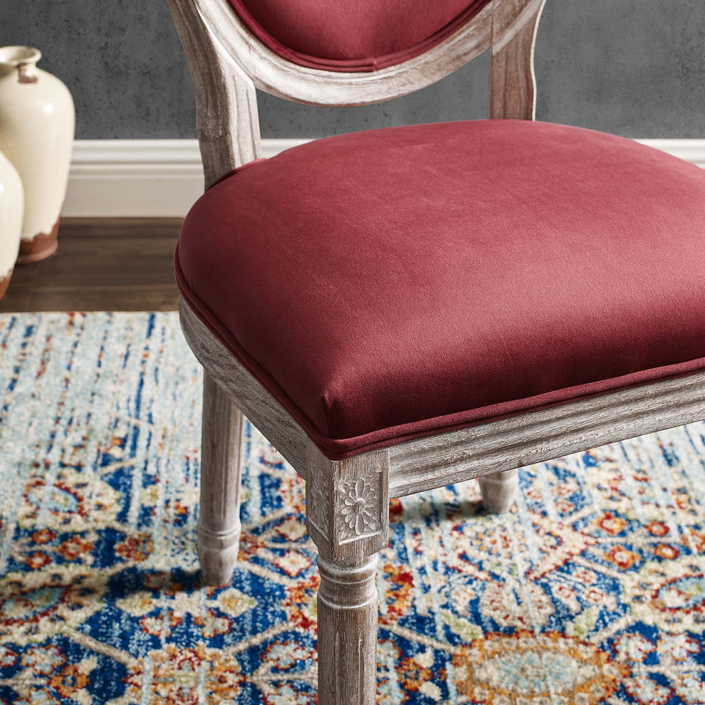 Modway Emanate Vintage French Performance Velvet Dining Side Chair - EEI-4668 | Dining Chairs | Modishstore - 20
