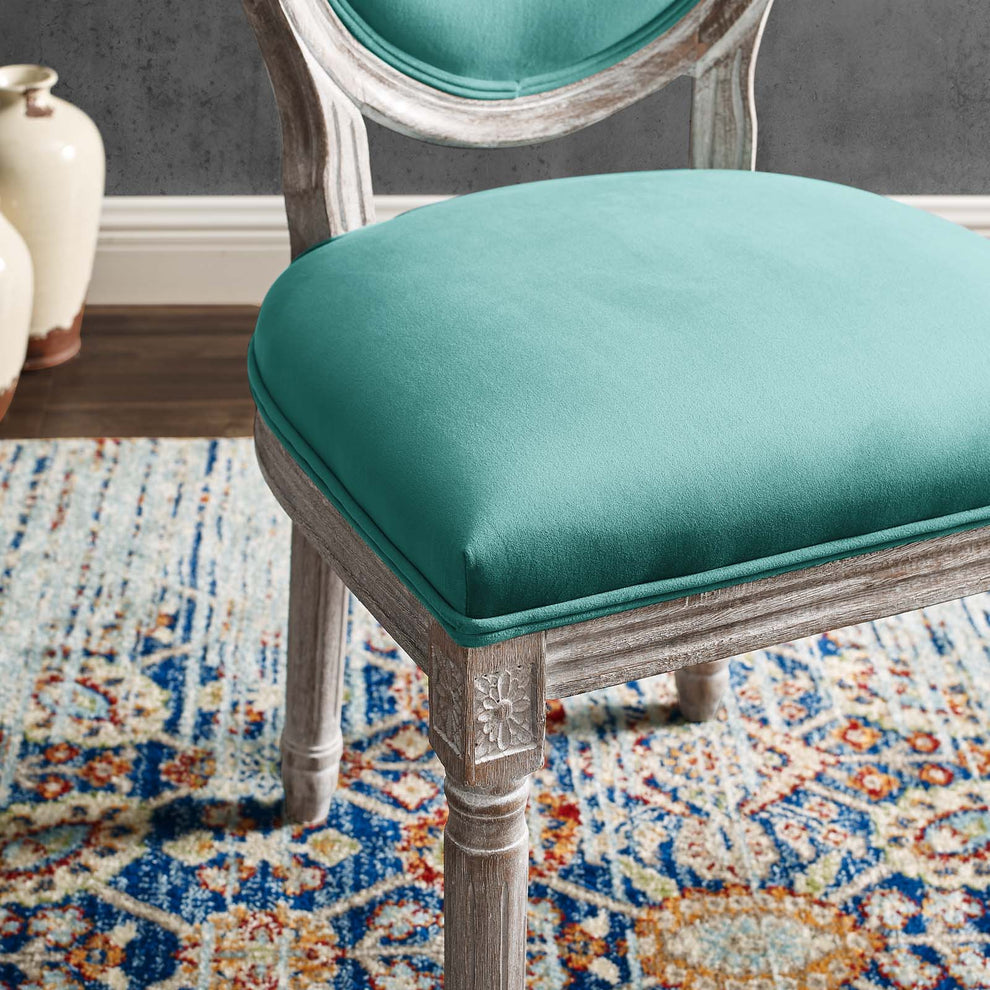 Modway Emanate Vintage French Performance Velvet Dining Side Chair - EEI-4668 | Dining Chairs | Modishstore - 21