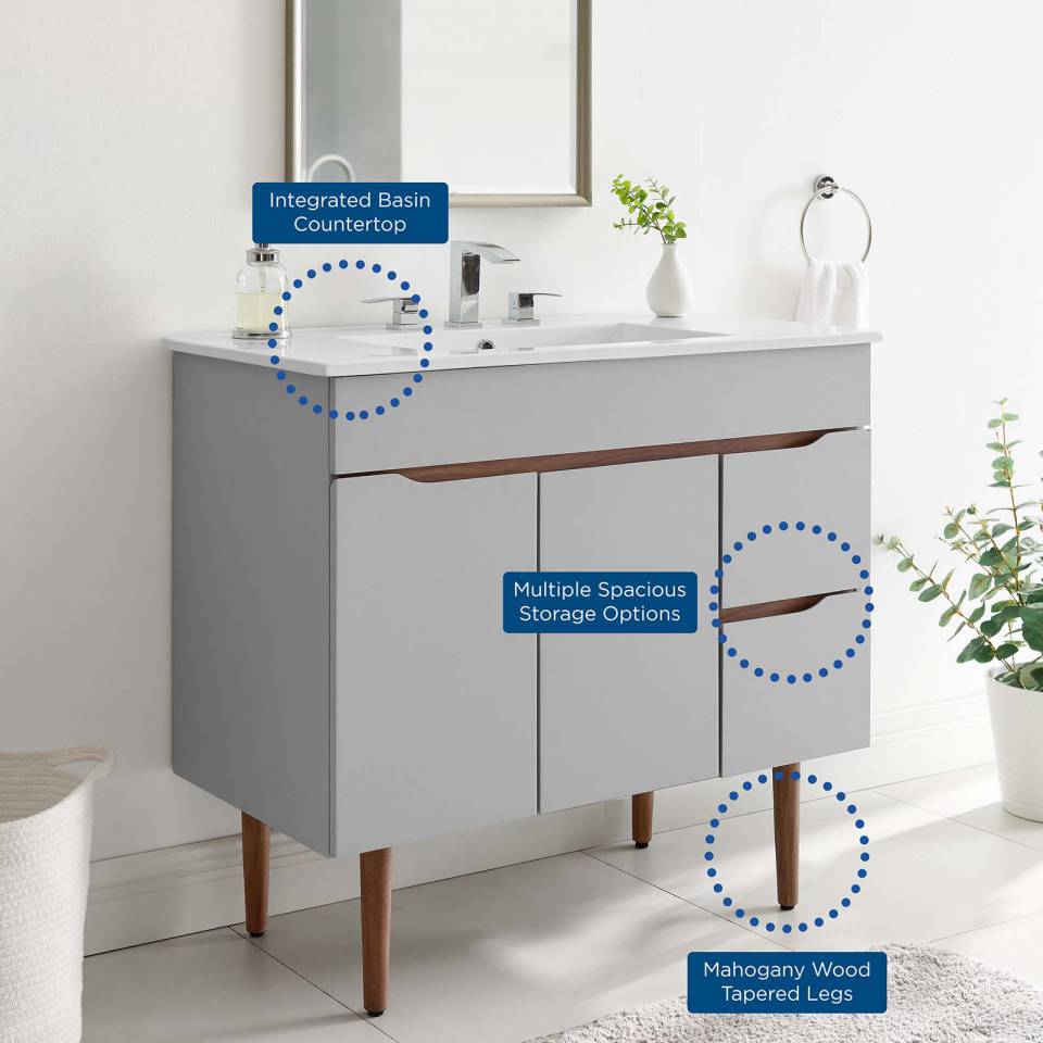 Modway Harvest 36" Bathroom Vanity - EEI-4670 | Bathroom Accessories | Modishstore - 7
