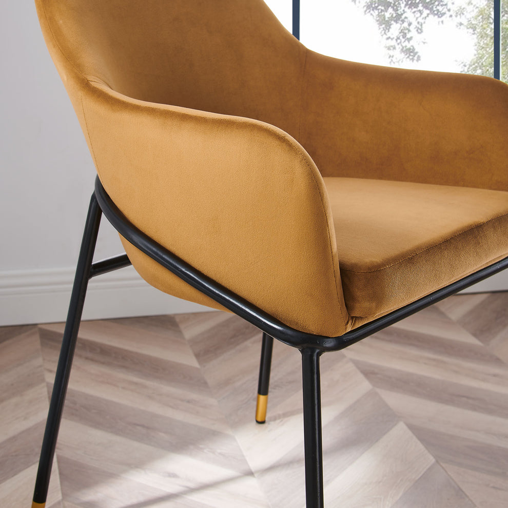 Modway Jovi Performance Velvet Dining Armchair - EEI-4671 | Dining Chairs | Modishstore - 8