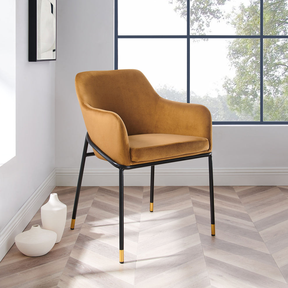 Modway Jovi Performance Velvet Dining Armchair - EEI-4671 | Dining Chairs | Modishstore - 7