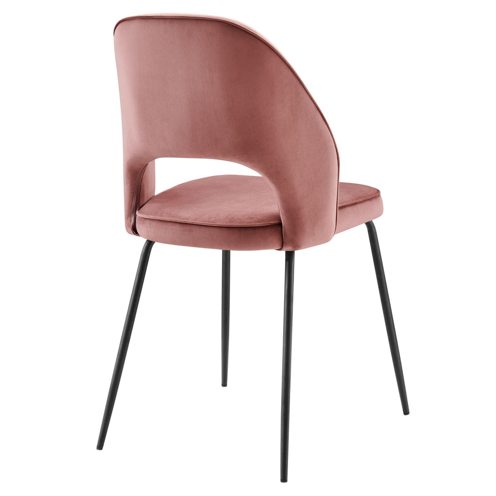 Modway Nico Performance Velvet Dining Chair Set of 2 - EEI-4673 | Dining Chairs | Modishstore - 4