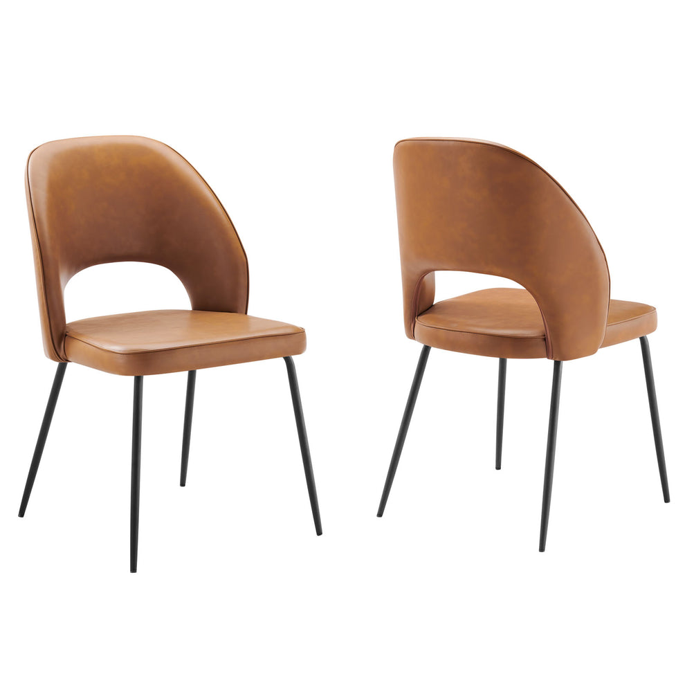 Modway Nico Vegan Leather Dining Chair Set of 2 - EEI-4674 | Dining Chairs | Modishstore - 3