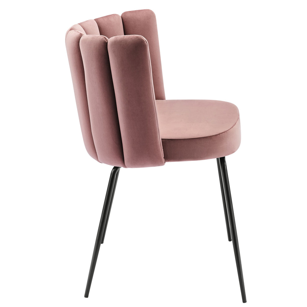 Modway Virtue Performance Velvet Dining Chair Set of 2 - EEI-4675 | Dining Chairs | Modishstore - 4