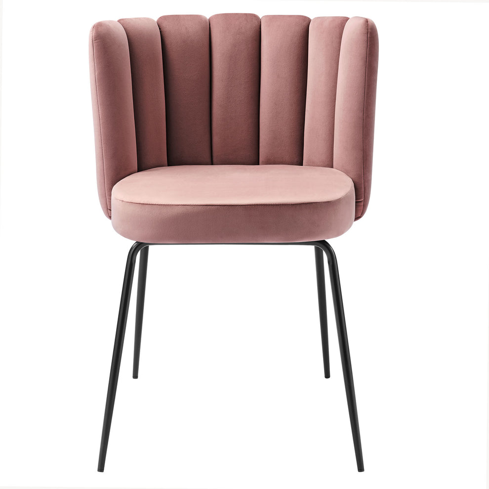 Modway Virtue Performance Velvet Dining Chair Set of 2 - EEI-4675 | Dining Chairs | Modishstore - 3