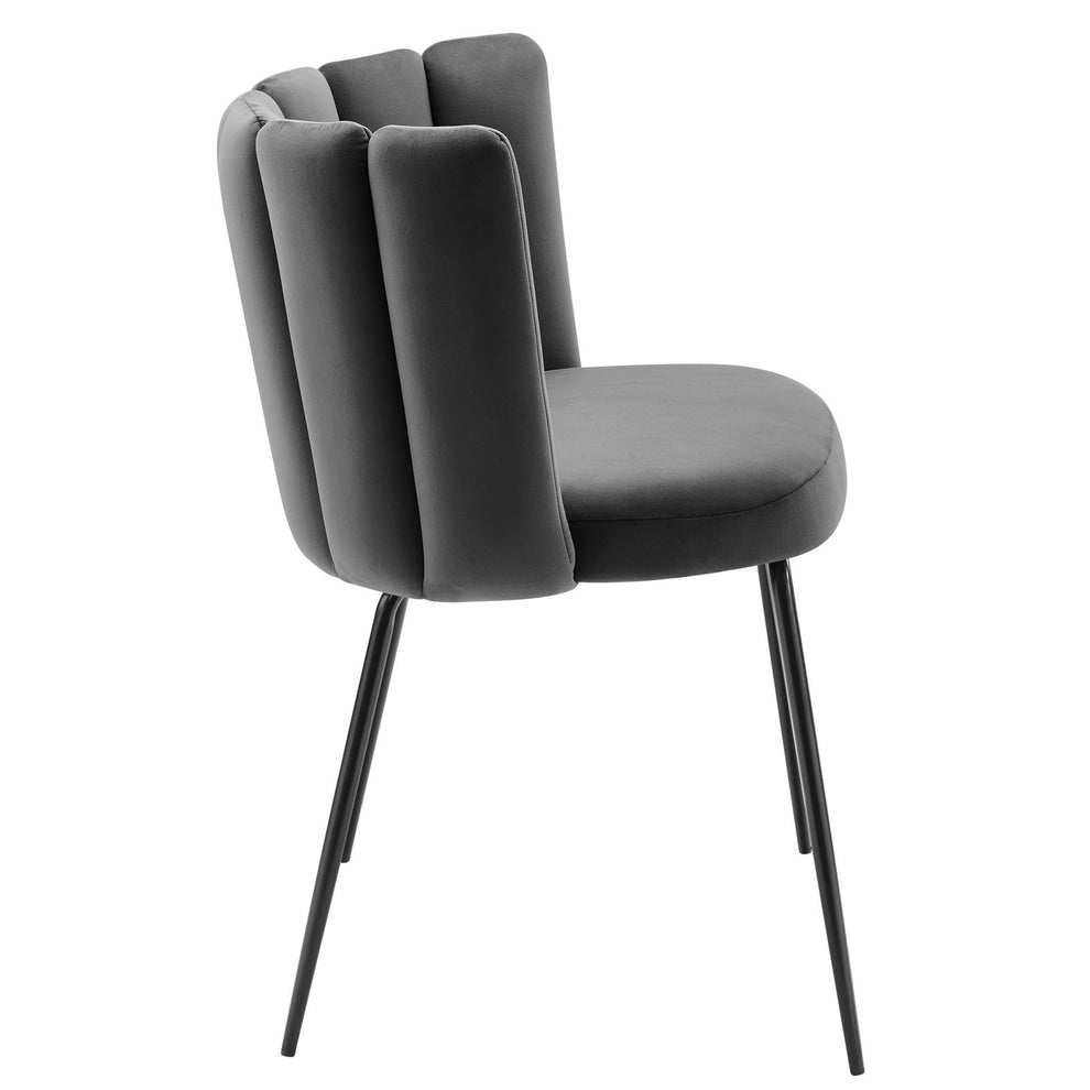 Modway Virtue Performance Velvet Dining Chair Set of 2 - EEI-4675 | Dining Chairs | Modishstore - 12