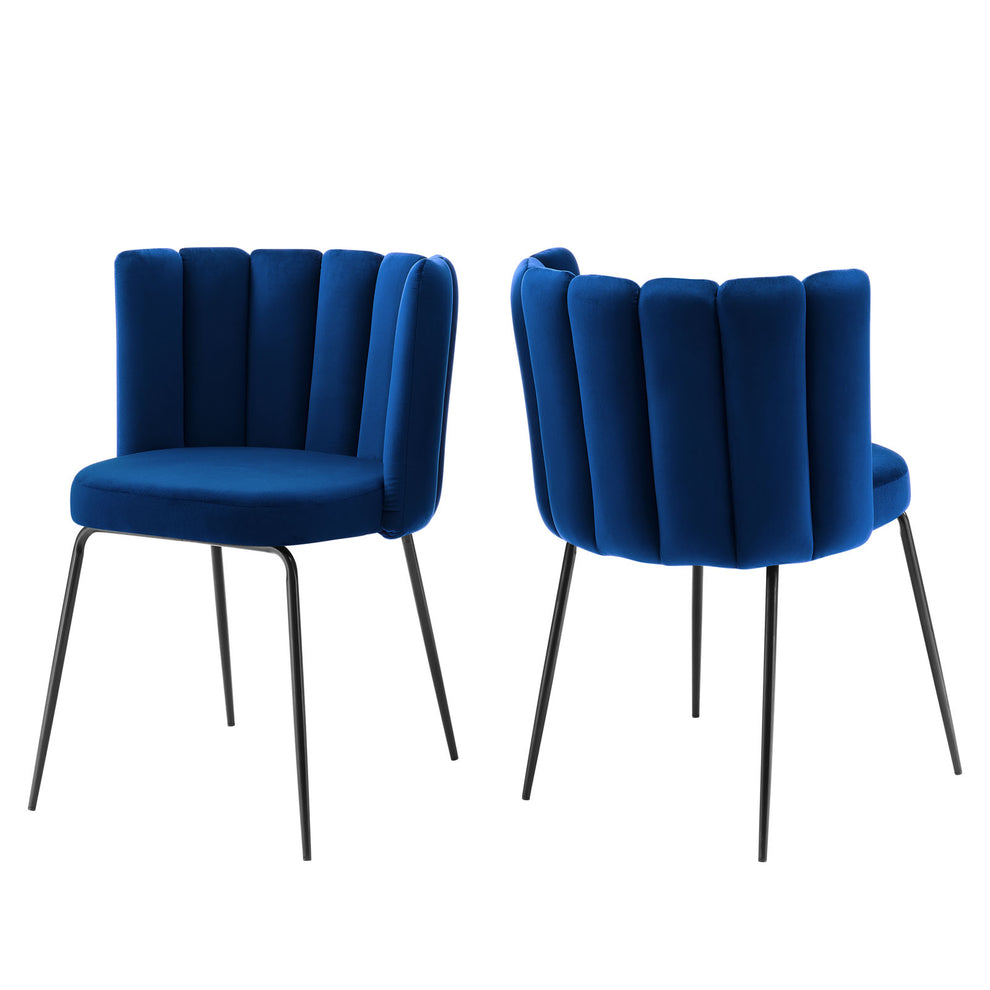Modway Virtue Performance Velvet Dining Chair Set of 2 - EEI-4675 | Dining Chairs | Modishstore - 18