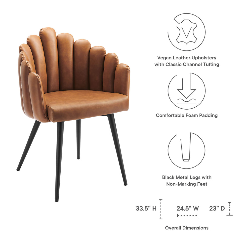 Modway Vanguard Vegan Leather Dining Chair - EEI-4678 | Dining Chairs | Modishstore - 7