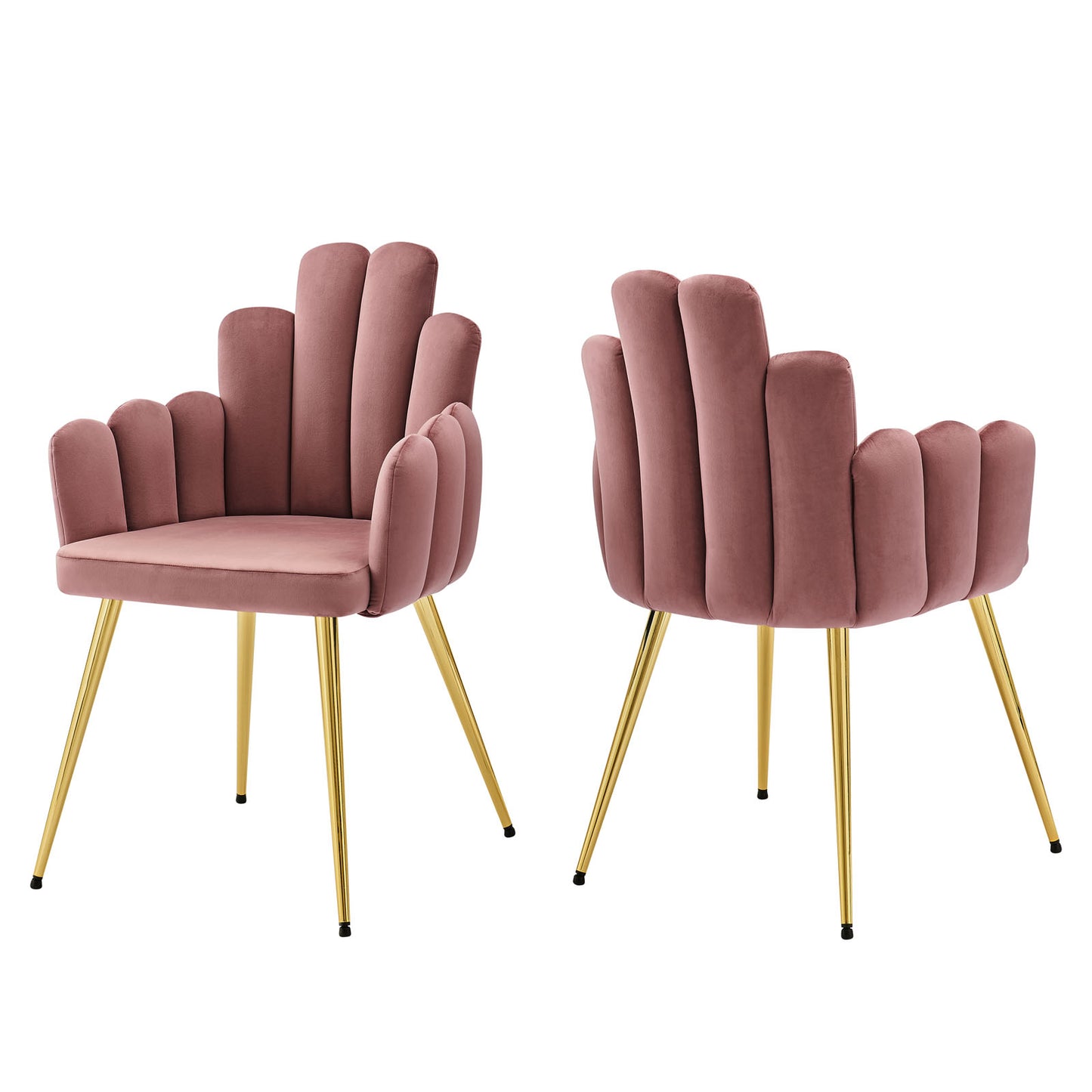 Viceroy Performance Velvet Dining Chair Set of 2 By Modway - EEI-4679 | Dining Chairs | Modishstore - 9