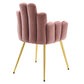 Viceroy Performance Velvet Dining Chair Set of 2 By Modway - EEI-4679 | Dining Chairs | Modishstore - 12