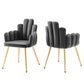 Viceroy Performance Velvet Dining Chair Set of 2 By Modway - EEI-4679 | Dining Chairs | Modishstore - 17