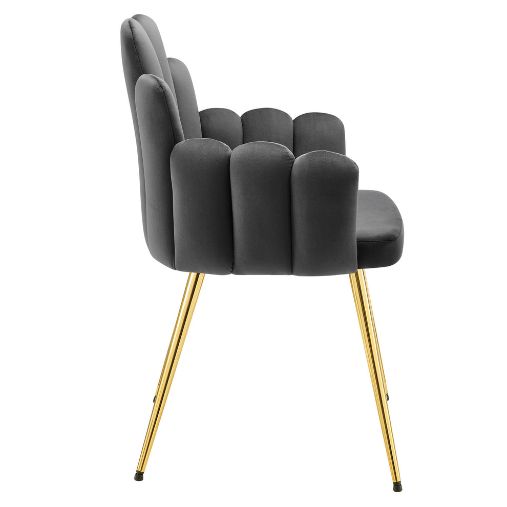 Viceroy Performance Velvet Dining Chair Set of 2 By Modway - EEI-4679 | Dining Chairs | Modishstore - 19