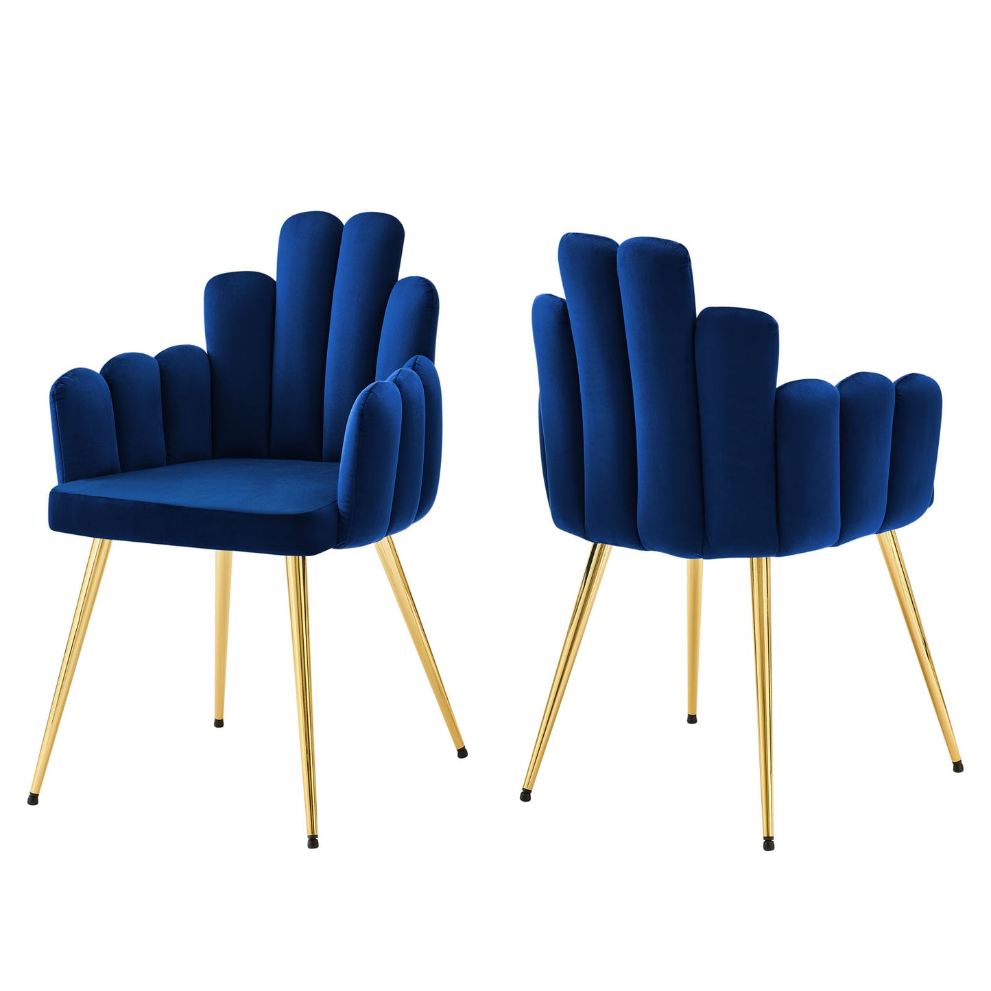 Viceroy Performance Velvet Dining Chair Set of 2 By Modway - EEI-4679 | Dining Chairs | Modishstore - 25