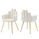 Viceroy Performance Velvet Dining Chair Set of 2 By Modway - EEI-4679 | Dining Chairs | Modishstore - 33