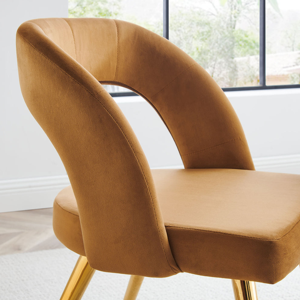 Modway Marciano Performance Velvet Dining Chair - EEI-4680 | Dining Chairs | Modishstore - 4