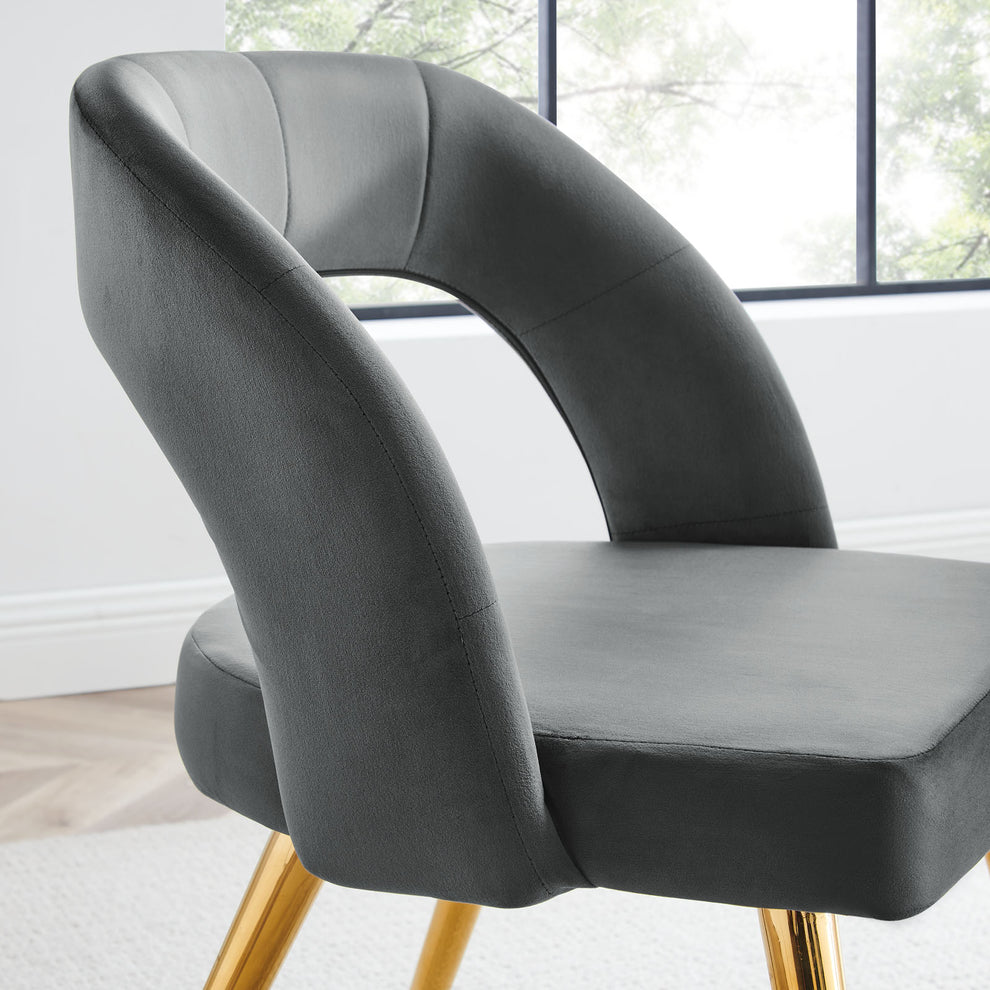 Modway Marciano Performance Velvet Dining Chair - EEI-4680 | Dining Chairs | Modishstore - 29