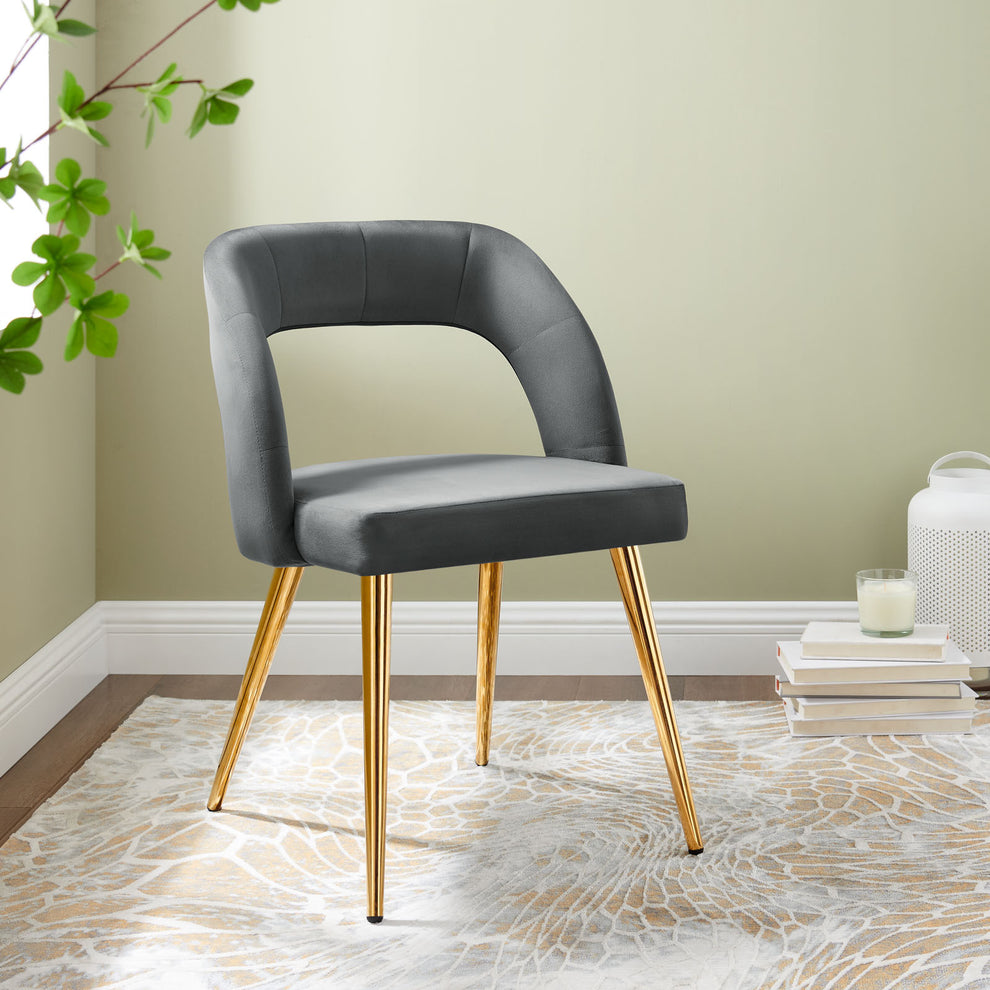 Modway Marciano Performance Velvet Dining Chair - EEI-4680 | Dining Chairs | Modishstore - 9