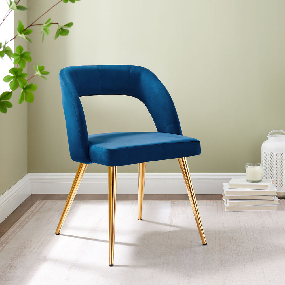 Modway Marciano Performance Velvet Dining Chair - EEI-4680 | Dining Chairs | Modishstore - 11