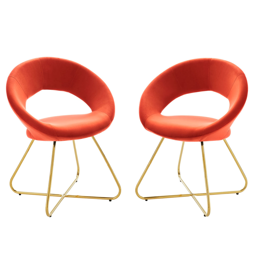 Modway Nouvelle Performance Velvet Dining Chair Set of 2 - EEI-4681 | Dining Chairs | Modishstore - 41