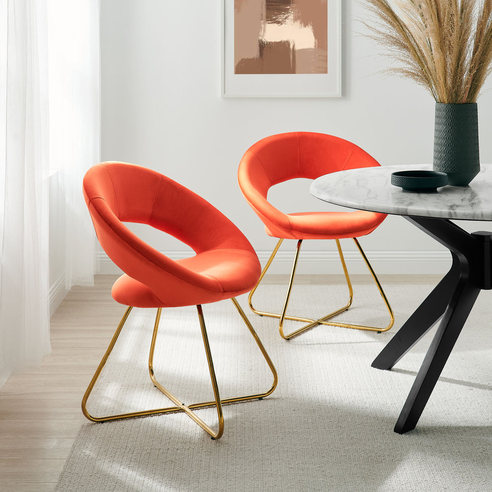 Modway Nouvelle Performance Velvet Dining Chair Set of 2 - EEI-4681 | Dining Chairs | Modishstore - 47