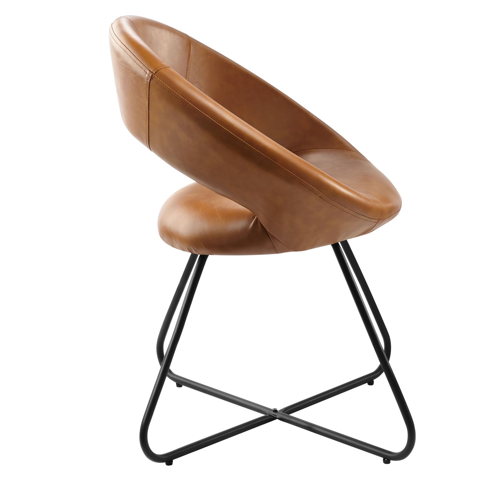 Modway Nouvelle Vegan Leather Dining Chair Set of 2 - EEI-4682 | Dining Chairs | Modishstore - 4