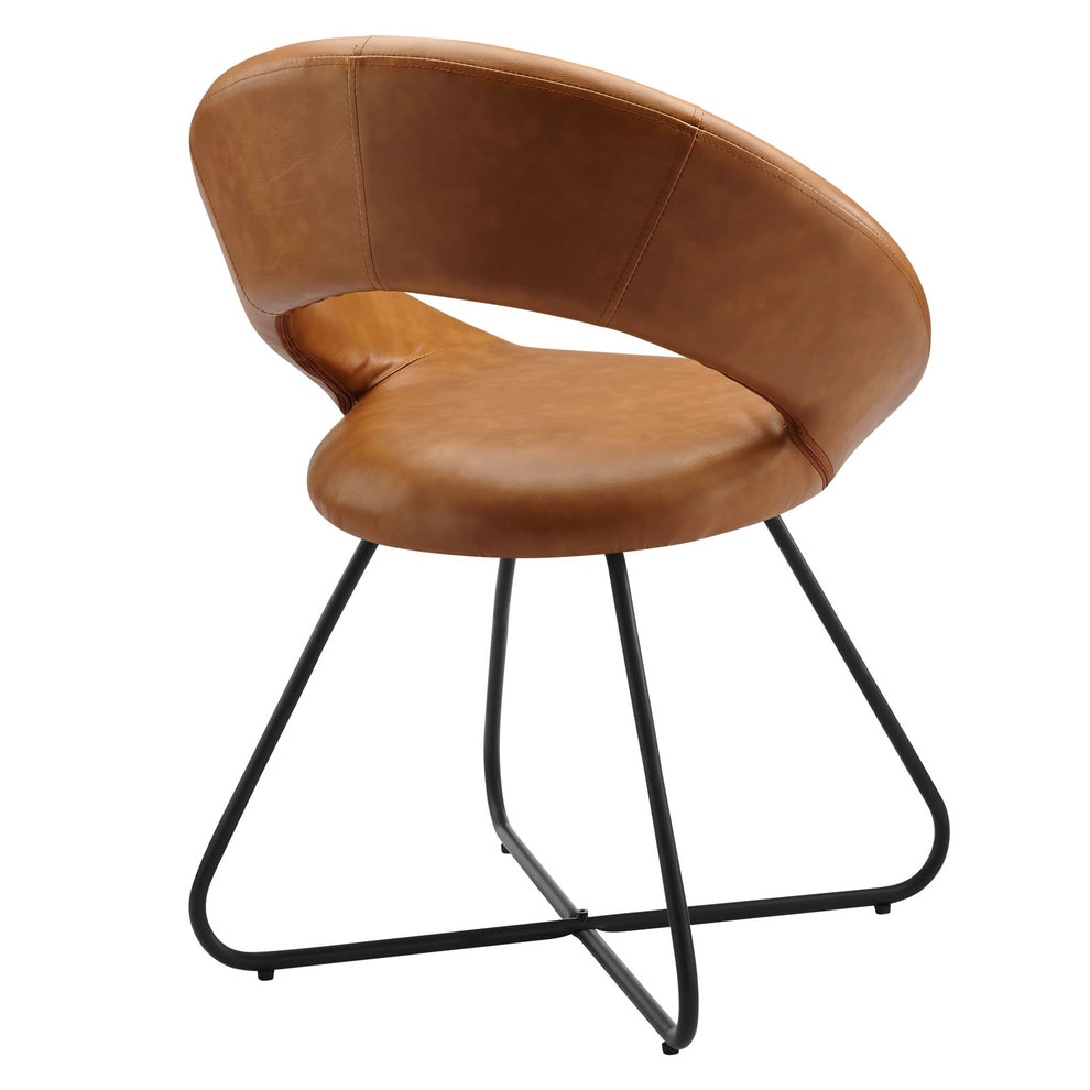 Modway Nouvelle Vegan Leather Dining Chair Set of 2 - EEI-4682 | Dining Chairs | Modishstore - 3