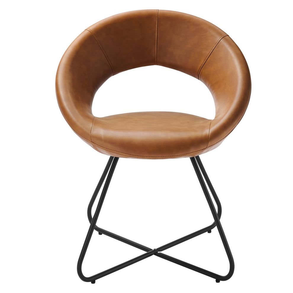 Modway Nouvelle Vegan Leather Dining Chair Set of 2 - EEI-4682 | Dining Chairs | Modishstore - 5