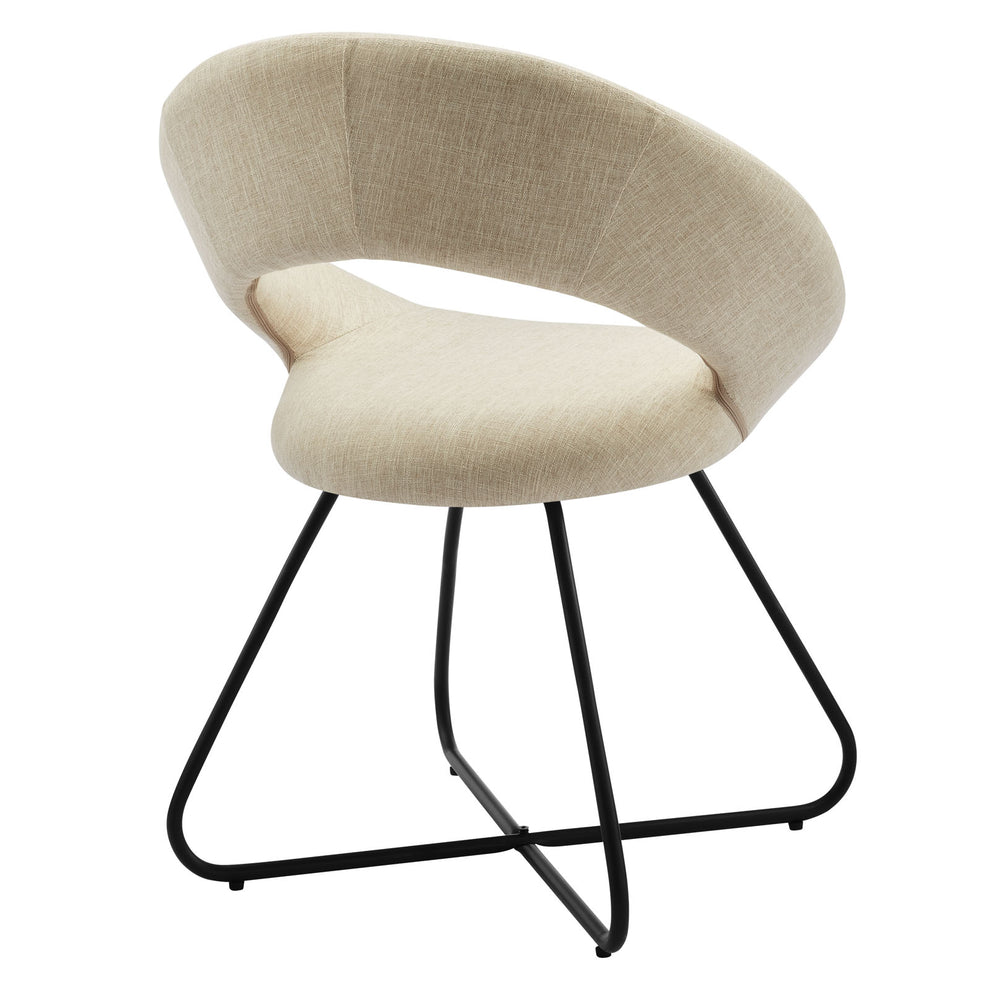 Modway Nouvelle Upholstered Fabric Dining Chair Set of 2 - EEI-4683 | Dining Chairs | Modishstore - 3