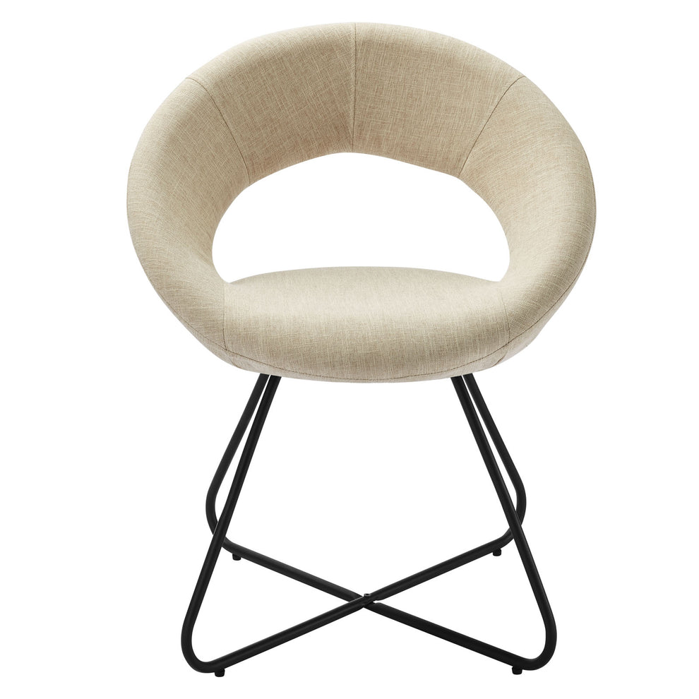 Modway Nouvelle Upholstered Fabric Dining Chair Set of 2 - EEI-4683 | Dining Chairs | Modishstore - 5