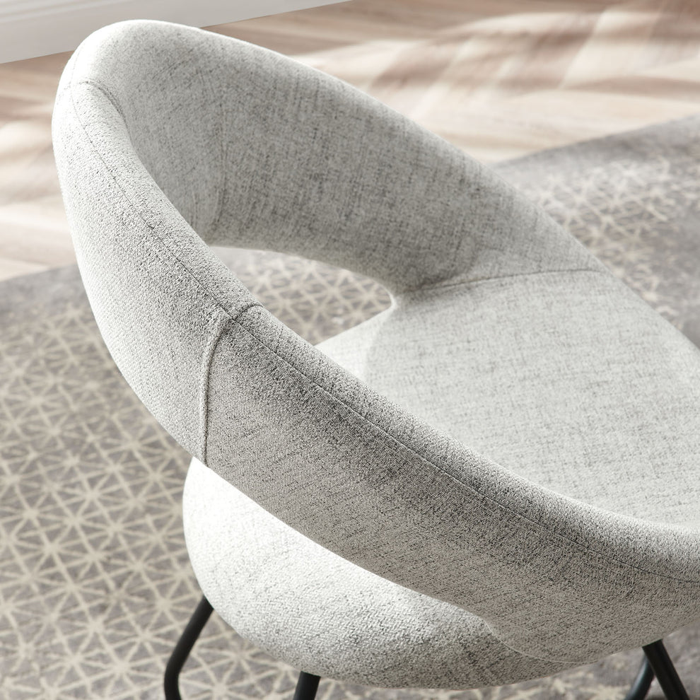 Modway Nouvelle Upholstered Fabric Dining Chair Set of 2 - EEI-4683 | Dining Chairs | Modishstore - 19