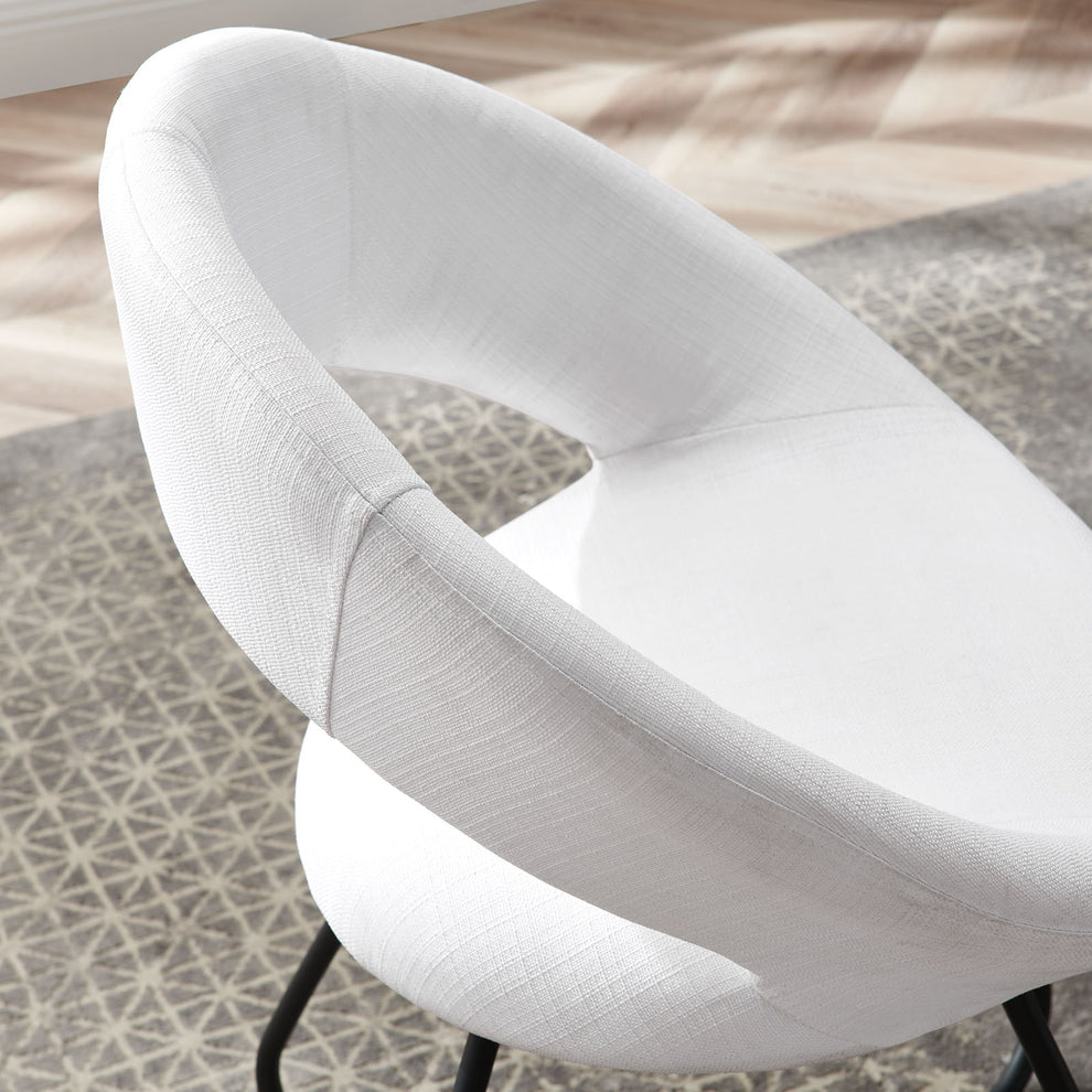 Modway Nouvelle Upholstered Fabric Dining Chair Set of 2 - EEI-4683 | Dining Chairs | Modishstore - 20