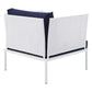 Harmony 3-Piece  Sunbrella® Outdoor Patio Aluminum Seating Set By Modway - EEI-4686 | Outdoor Sofas, Loveseats & Sectionals | Modishstore - 5