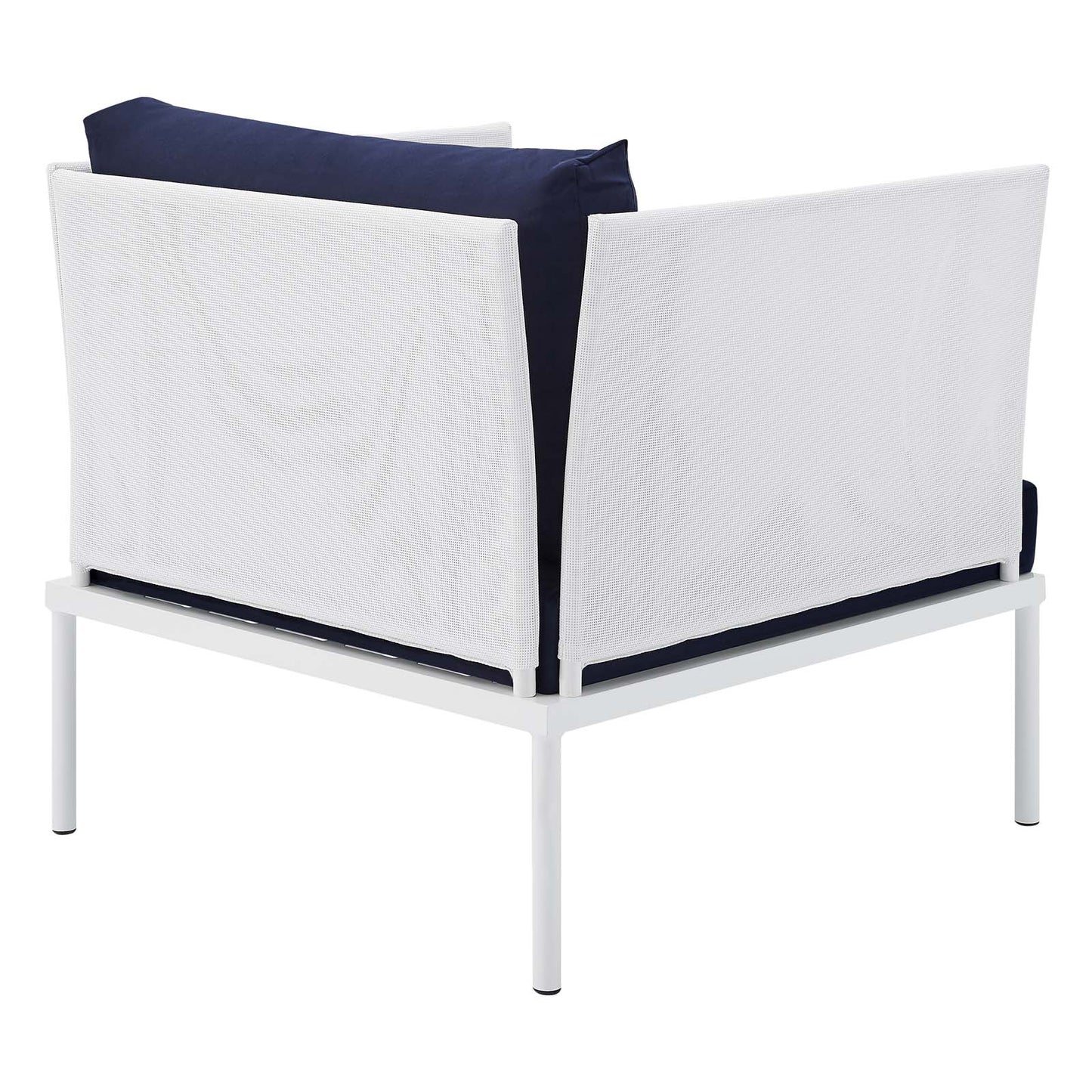 Harmony 3-Piece  Sunbrella® Outdoor Patio Aluminum Seating Set By Modway - EEI-4686 | Outdoor Sofas, Loveseats & Sectionals | Modishstore - 5