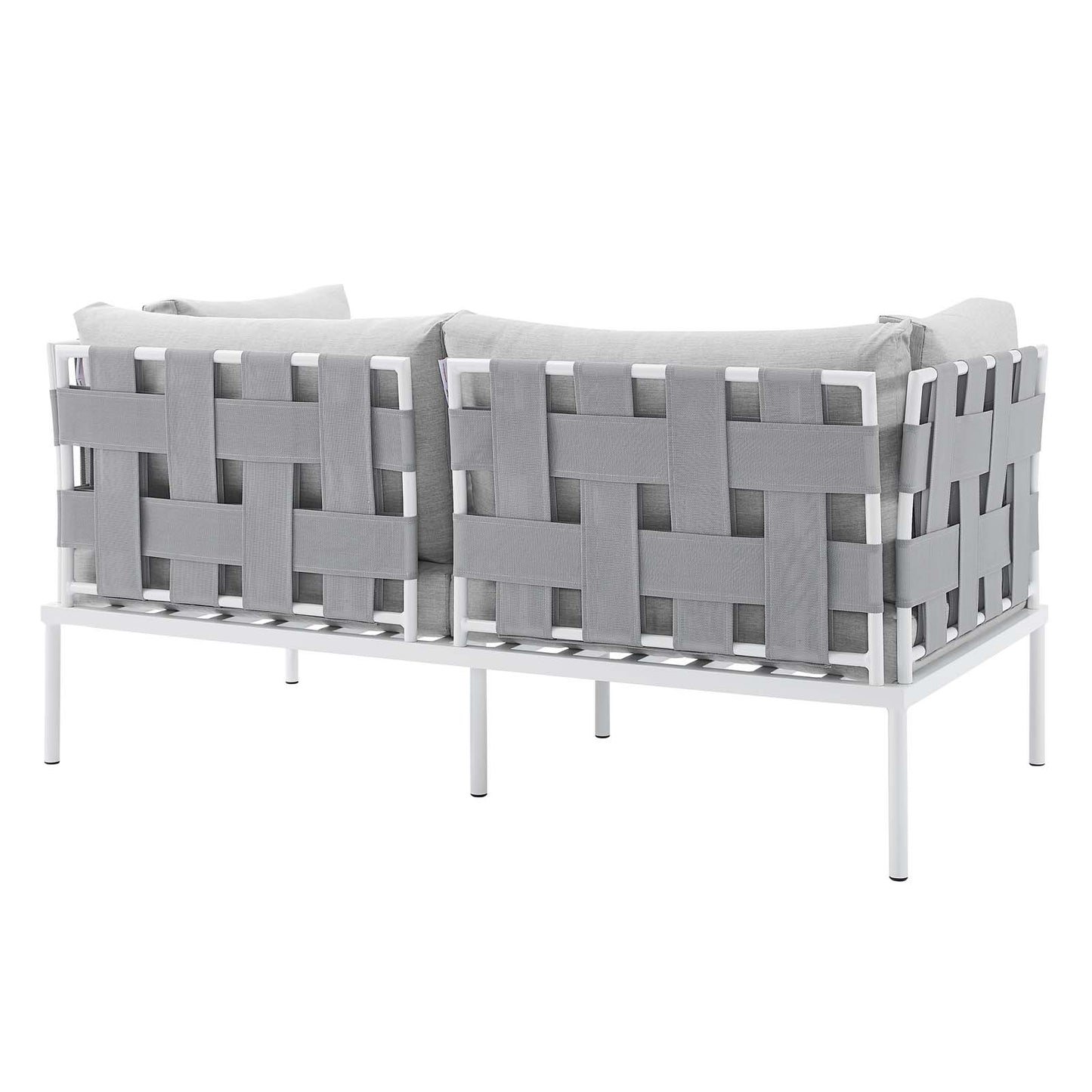 Harmony 4-Piece  Sunbrella® Outdoor Patio Aluminum Seating Set By Modway - EEI-4691 | Outdoor Sofas, Loveseats & Sectionals | Modishstore - 8