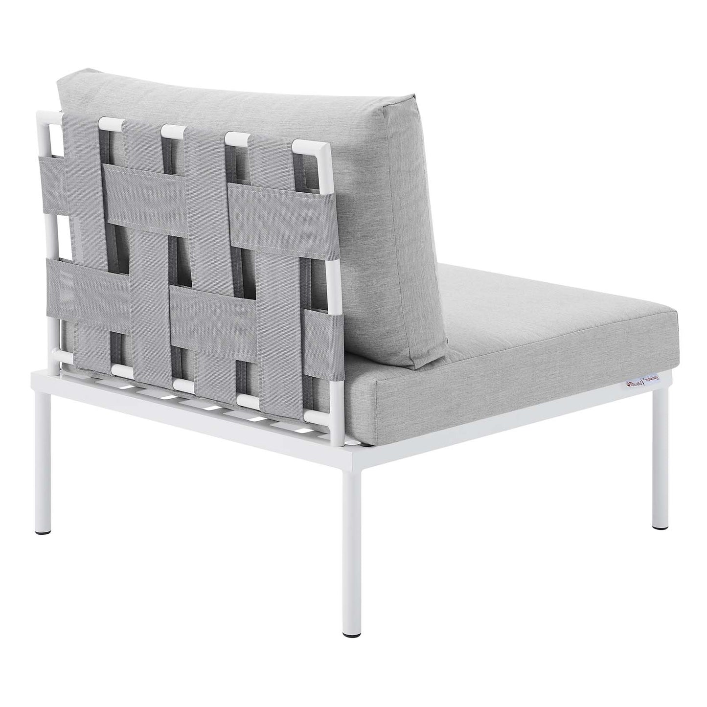 Harmony 4-Piece  Sunbrella® Outdoor Patio Aluminum Seating Set By Modway - EEI-4691 | Outdoor Sofas, Loveseats & Sectionals | Modishstore - 11