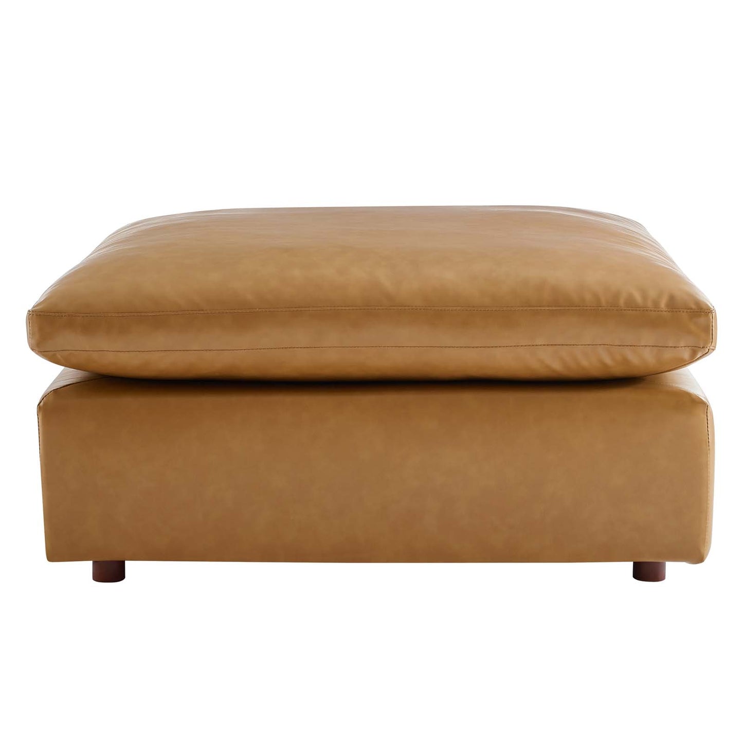 Modway Commix Down Filled Overstuffed Vegan Leather Ottoman - EEI-4695 | Modishstore - 5