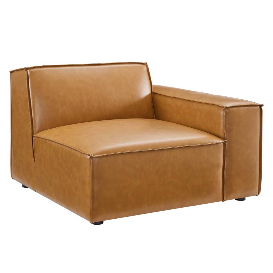 Modway Restore Vegan Leather 3-Piece Sofa | Sofas | Modishstore-7