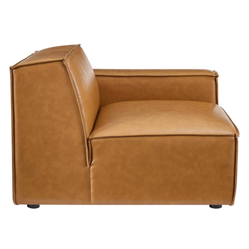 Modway Restore Vegan Leather 3-Piece Sofa | Sofas | Modishstore-8