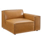 Modway Restore 4-Piece Vegan Leather Sectional Sofa | Sofas | Modishstore-7