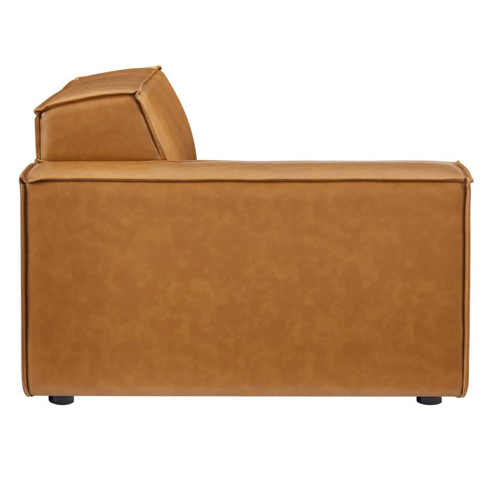 Modway Restore 4-Piece Vegan Leather Sectional Sofa - EEI-4709 | Sofa Set | Modishstore - 10