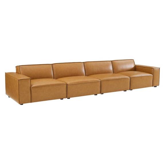 Modway Restore Vegan Leather 4-Piece Sofa | Sofas | Modishstore-2