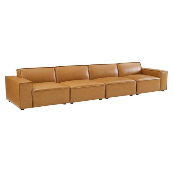 Modway Restore Vegan Leather 4-Piece Sofa - EEI-4710 | Sofa Set | Modishstore - 2